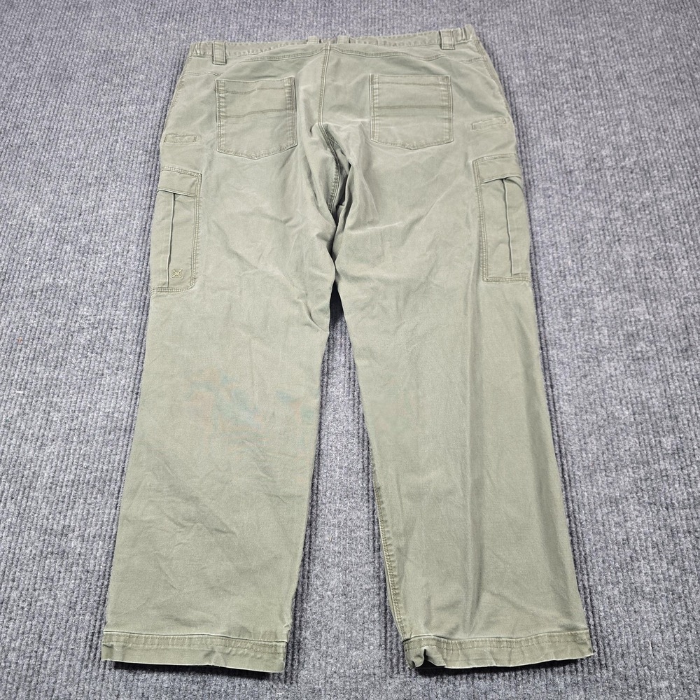 Vertx Cargo Pants Mens 42x36 Green Stretch‎ Relaxed Fit Workwear Outdoor 40x28